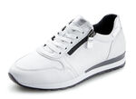 Toosoft Sneaker aus Nappaleder WEISS-SILBER