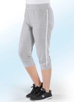 &laquo;Delena&raquo;-Caprihose in 3 Farben GRAU MELIERT-WEISS