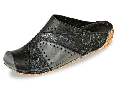 Gemini, klassische Damen-Clogs, Weite G, mit Gummizug 