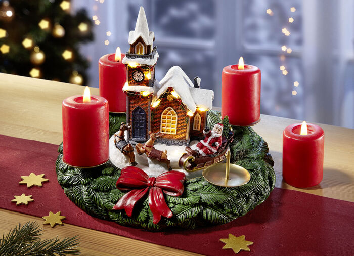 Spieluhr Adeventskranz 