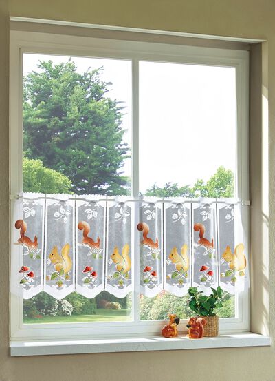 Kurzvorhang &laquo;Eichh&ouml;rnchen&raquo; 