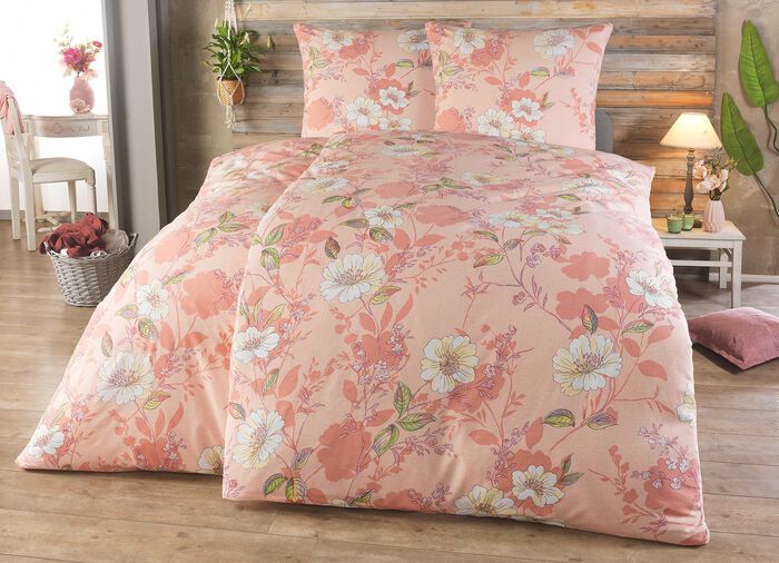 Barchent Bettw&auml;sche-Garnitur von Castell 