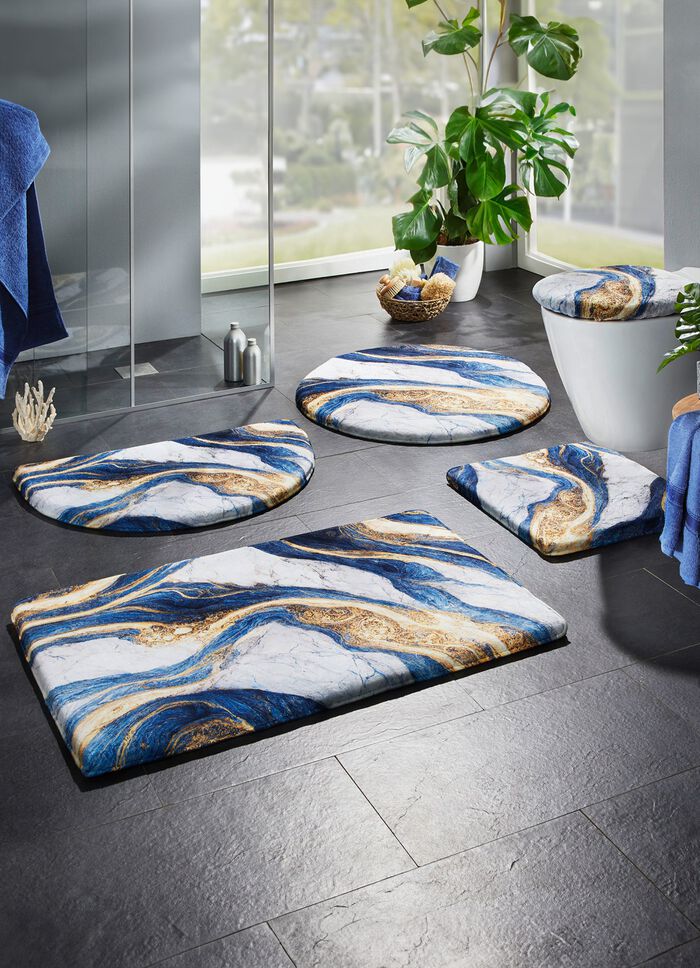 Badgarnitur in barfussweicher Qualit&auml;t BLAU