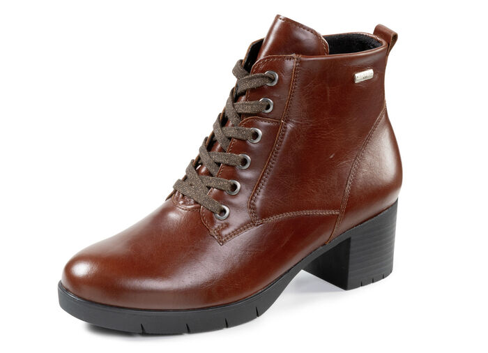 Waldläufer, atmungsaktive Damen-Stiefeletten, Weite H, mit herausnehmbarem Fussbett BRAUN