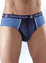 Viererpack Slips, uni, mit Einsätzen