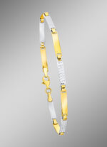 Feines Armband in Bicolor 