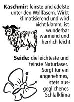 &laquo;MESANA&raquo; Edelhaar Bettwarenprogramm, verschiedene Ausf&uuml;hrungen ECRUE