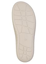 ELENA EDEN, bequeme Damen-Pantoletten, Weite H, mit herausnehmbarem Fussbett BEIGE