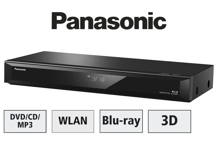 &laquo;Panasonic&raquo; Blu-Ray-Recorder mit Twin-Receiver, verschiedene Ausf&uuml;hrungen SCHWARZ