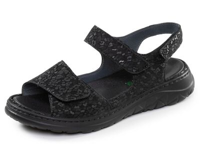 Waldl&auml;ufer, bequeme Damen-Sandalen, Weite H, mit herausnehmbarem Fussbett 