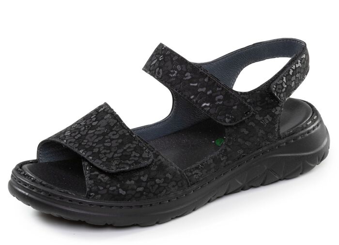 Waldl&auml;ufer, bequeme Damen-Sandalen, Weite H, mit herausnehmbarem Fussbett 