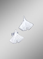Ohrstecker «Ginkgoblatt»