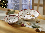 Schalen von Villeroy & Boch aus hochwertigem Porzellan WEISS-ROT
