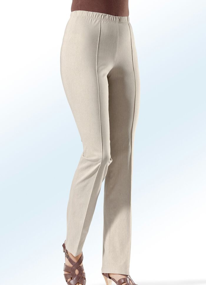 Hose in Schlupfform BEIGE MEL.