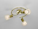 Deckenlampe aus mattem Metall 