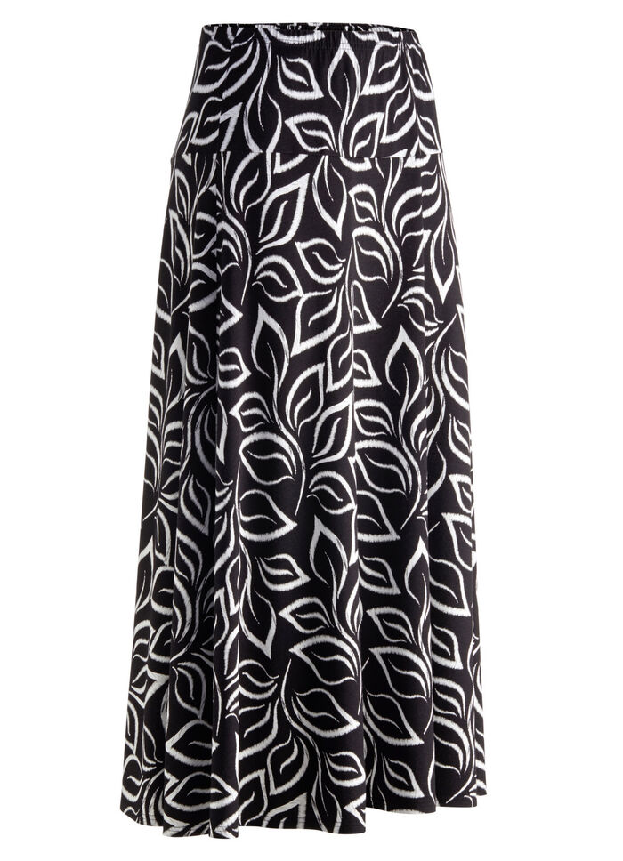 Rock in leichter Tellerform SCHWARZ-WEISS