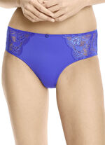 Susa Zweierpack Slips mit elastischer Spitze AZURBLAU