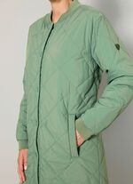 Kurzmantel mit Druckkn&ouml;pfen an den Seitenschlitzen 