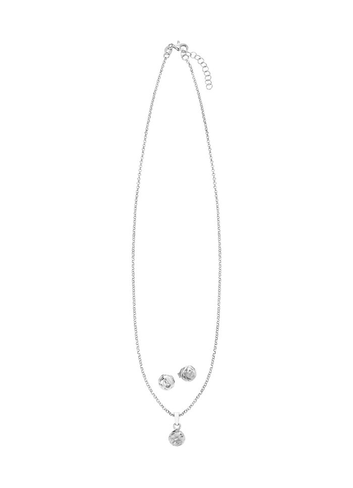 Wunderschönes Schmuck-Set aus Silber, 2-teilig 