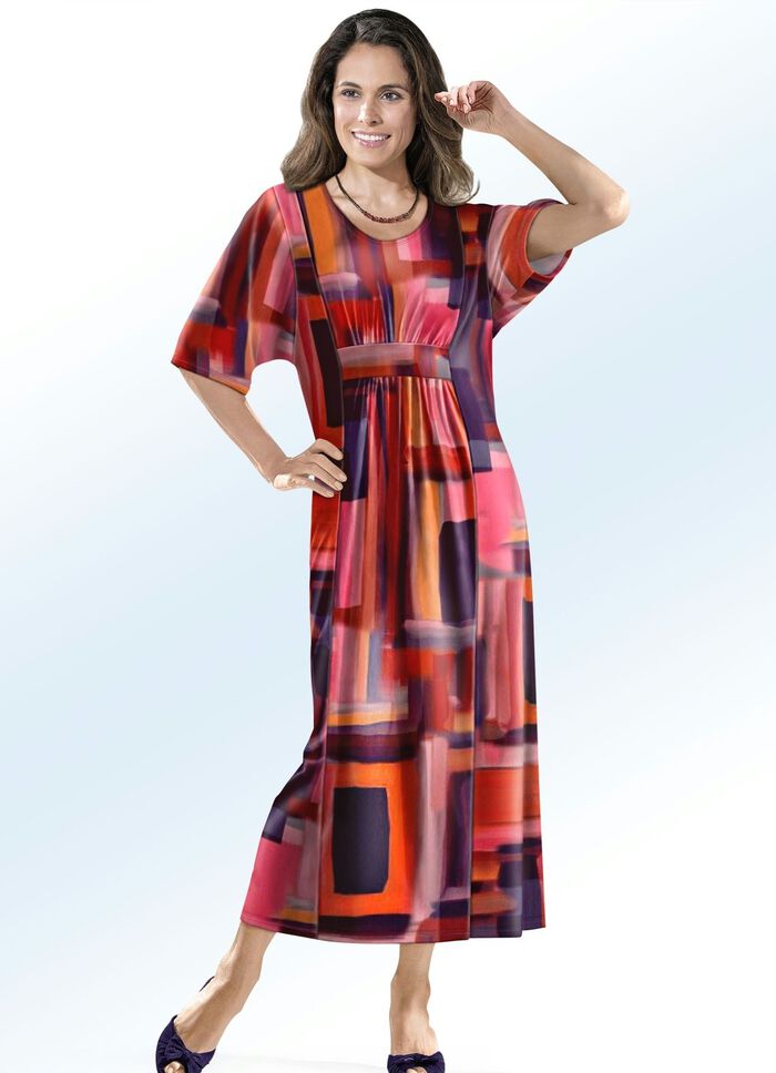 Kaftan mit farbbrillantem Inkjet-Druck 