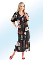 Kaftan mit farbbrillantem Inkjet-Druck 