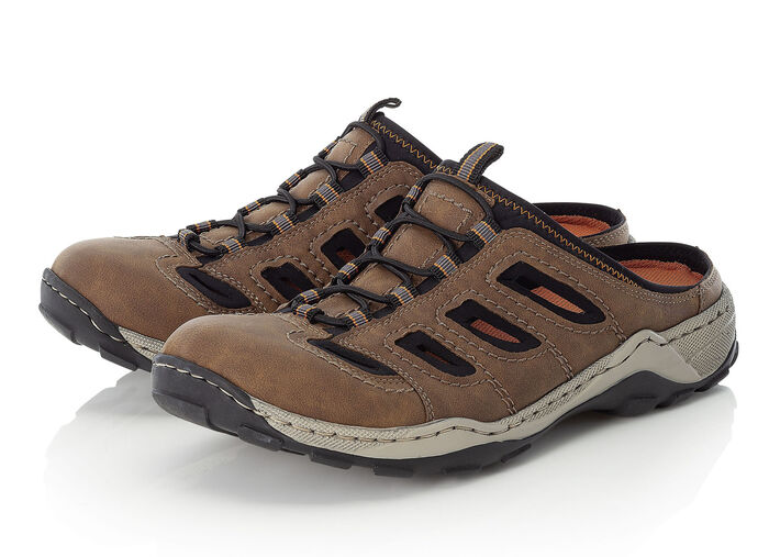 Rieker Clog mit Zierschnürung BRAUN