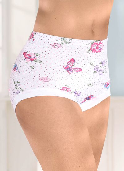 F&uuml;nferpack Slips mit auswechselbarem Gummizug im Bund 