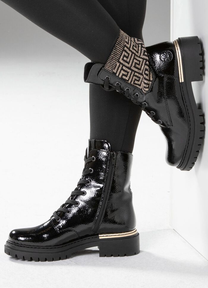 Rieker, stylische Damen-Stiefeletten, Winterschuhe, mit Rei&szlig;verschluss 