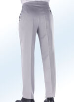Tragangenehme Bundverstellerhose mit Seitentaschen HELLGRAU MELIERT