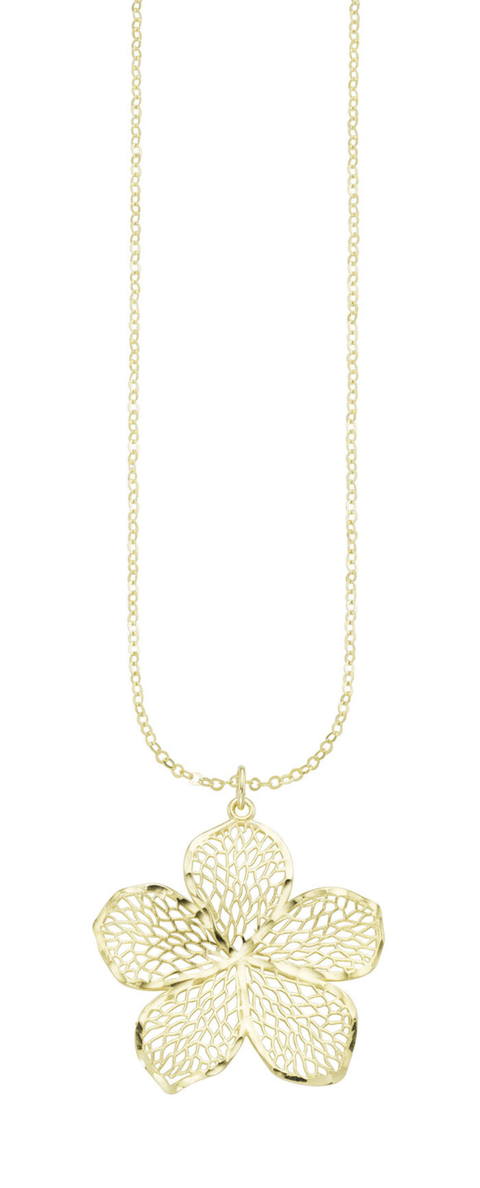 Entz&uuml;ckender Blumen-Anh&auml;nger mit Ankerkette 