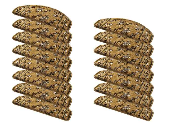 Herrliche, gewebte Stufenmatten BEIGE