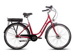 Zeitlos, elegantes City-E-Bike mit komfortabler Ausstattung   ROT