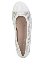 Caprice, sommerliche Damen-Ballerinas, Weite G, mit Gummizug 