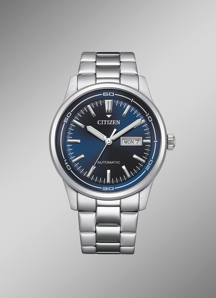 Automatik-Herrenuhr mit Edelstahlbandgeh&auml;use 