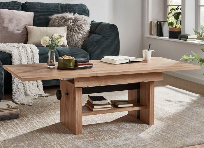 Couchtisch mit Lift-Mechanik 