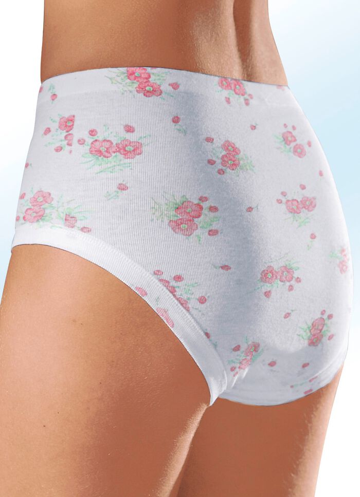 F&uuml;nferpack Slips mit Gummizug im Bund 