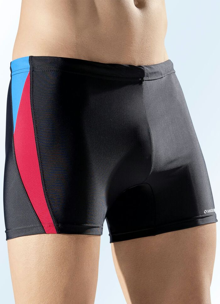 Zweierpack Badepants mit bunten Einsätzen