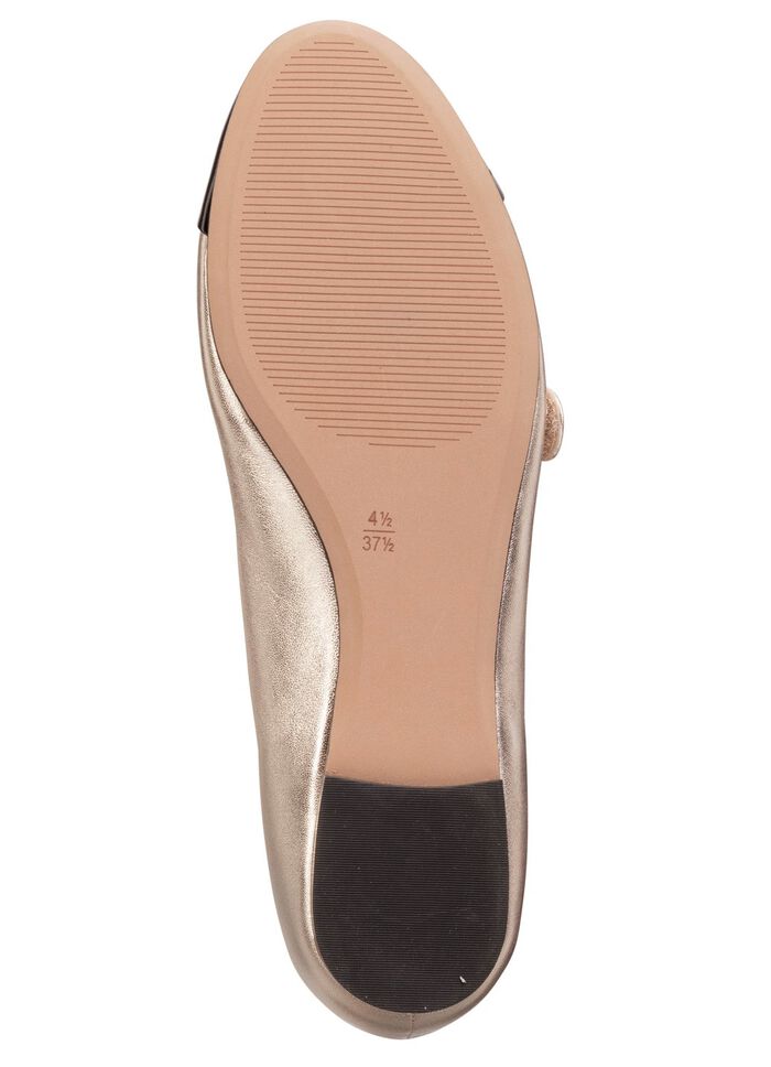 Caprice, schicke Damen-Ballerinas, Weite G, mit herausnehmbarem Fussbett 