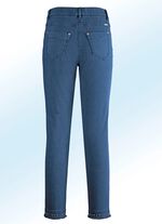 Magic-Jeans mit toller Nietenzier sowie angesagtem Fransensaum 