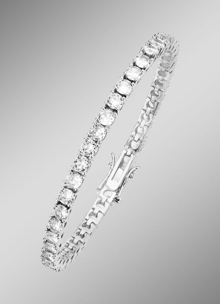 Armband aus glänzendem Messing SILBER