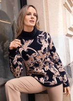 Pullover mit Effektgarn 