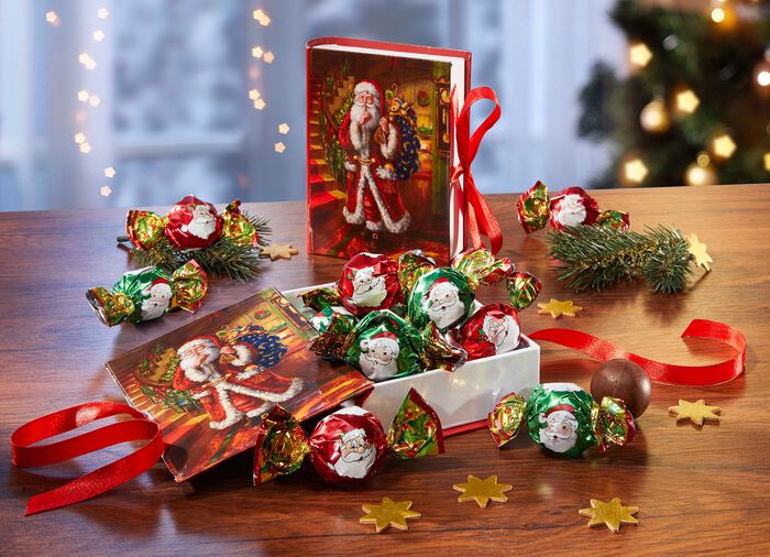 Weihnachtsbuch, 2er-Set, mit s&uuml;sser F&uuml;llung 