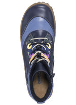 Gemini Schnür-Bootie mit pfiffigen Besätzen BLAU-BUNT