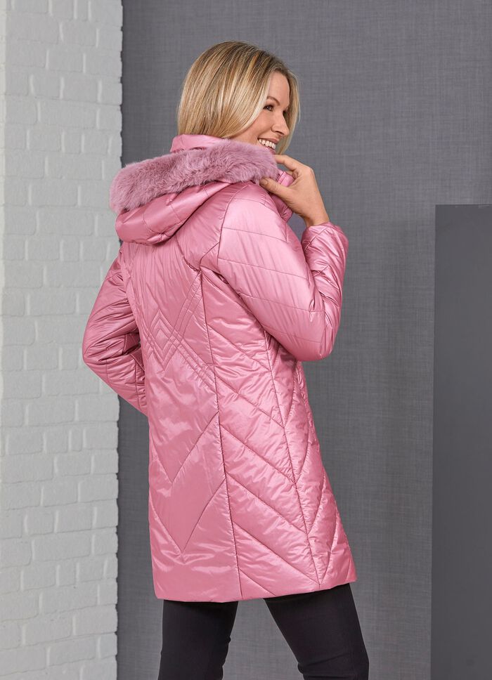 Kurzmantel in 2 Farben ROSÉ