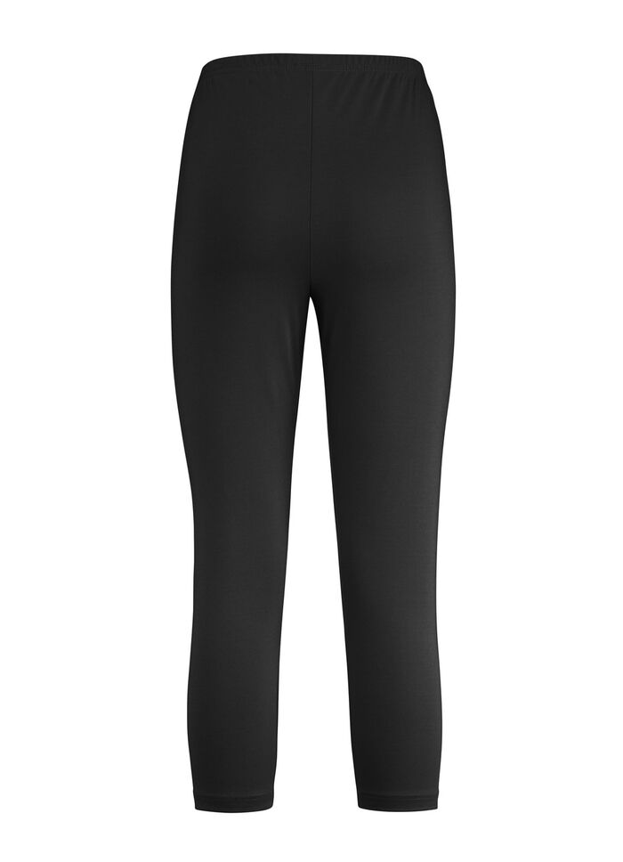 Capri-Leggings SCHWARZ