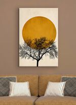 Hochwertiges Leinwandbild auf Holzrahmen 