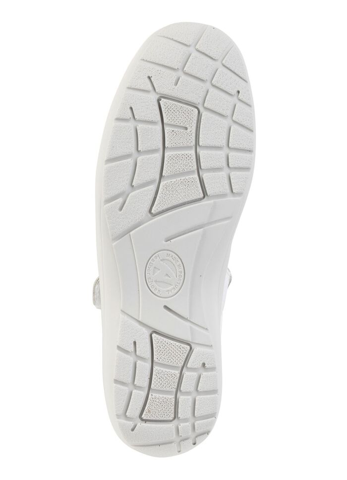 ELENA EDEN Slipper mit luftigen Durchbr&uuml;chen PERLWEISS