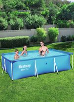 Rechteckiges Pool-Set, gross aus robustem TriTech-Material 