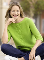 Pullover mit Rautenstruktur 