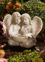 Vogeltr&auml;nke Engelspaar ANTIKWEISS